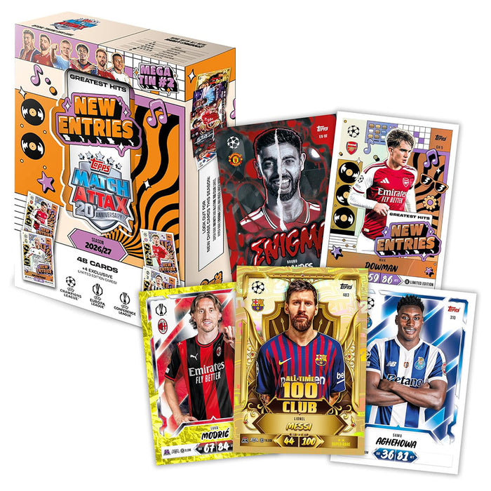 Topps Match Attax 20th Anniversary UCC 2026/27 New Entries Mega Tin #2 