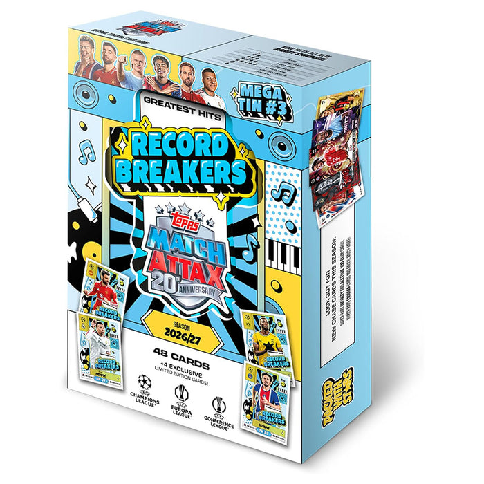 Topps Match Attax 20th Anniversary UCC 2026/27 Record Breakers Mega Tin #3
