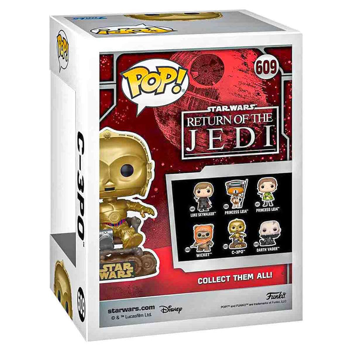 Funko Pop! Star Wars: Return of the Jedi 40th Anniversary: C-3PO Bobble-Head Figure #609