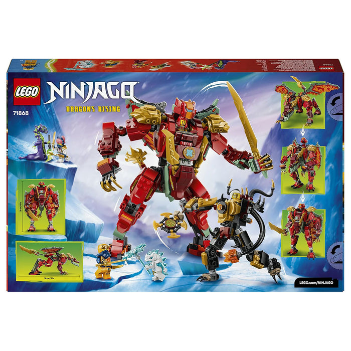 LEGO Ninjago: Dragons Rising: Wyldfyre's Transforming Dragon Mech Building Set