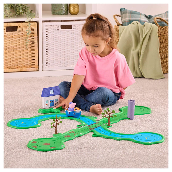 Peppa Pig Whizz-Around Bobbing Along Boat Set