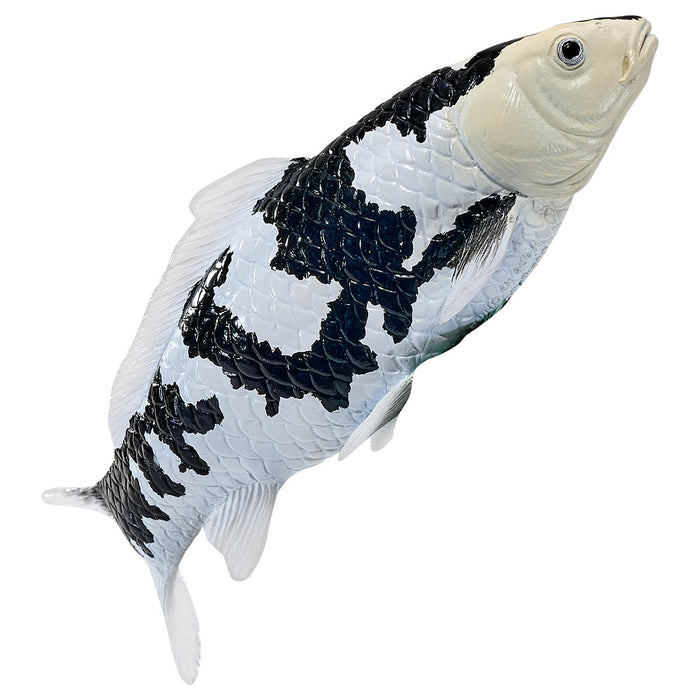 Shiro Utsuri Koi Carp Figure