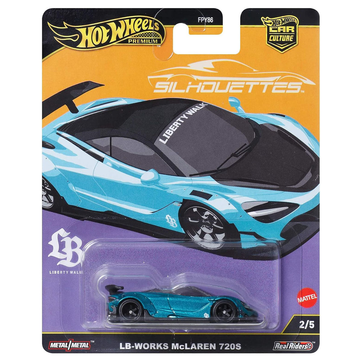Hot Wheels Premier Car Culture: LB Works McLaren 720S Car (2/5