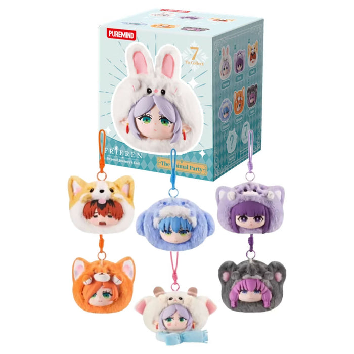 Frieren Animal Party Plush Keychain (styles vary)