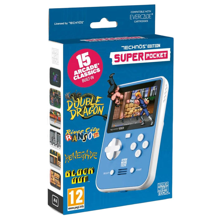 Hyper Mega Tech Super Pocket Technos Edition 15 Classics Games Console 