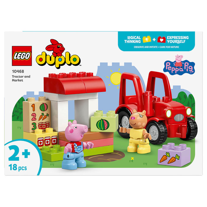 LEGO Duplo Peppa Pig Tractor And Market Building Set
