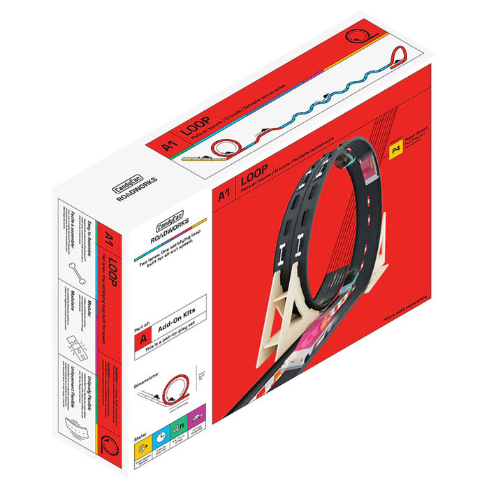 CandyCar Roadworks Loop Track Add-On Kit