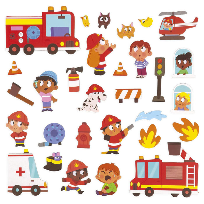 Janod Magneti'Stories Firefighters Set