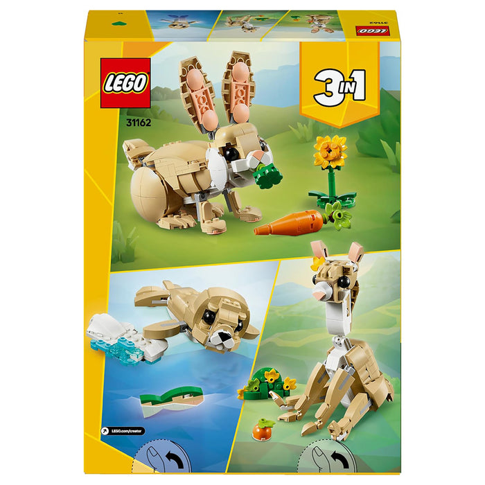 LEGO Creator 3-in-1 Cute Bunny 31162 Building Set