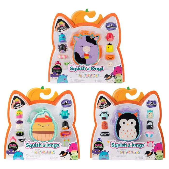 Squishmallows Squish-a-longs Halloween Set (styles vary)