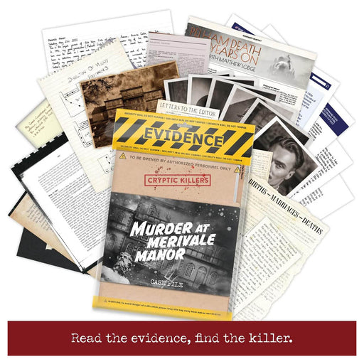 Cryptic Killers: Murder at Merivale Manor Case File Game