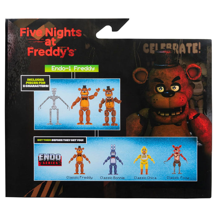 Five Nights at Freddy's Endo Series: Classic Freddy Parts & Withered Freddy Collector Figure