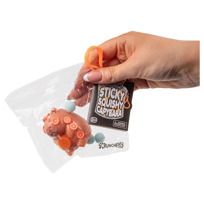Scrunchems Sticky Squishy Capybara Fidget Toy