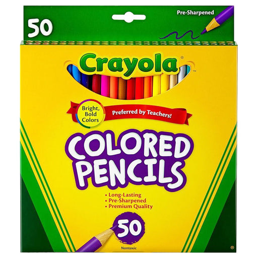 Crayola Coloured Pencils (50 Pack)