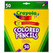 Crayola Coloured Pencils (50 Pack)