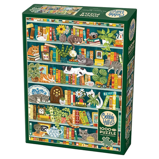 Cobble Hill 'The Purrfect Bookshelf' 1000 Piece Jigsaw Puzzle