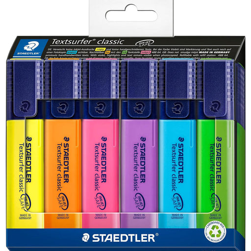 Staedtler Textsurfer Classic Highlighters (6 Pack)