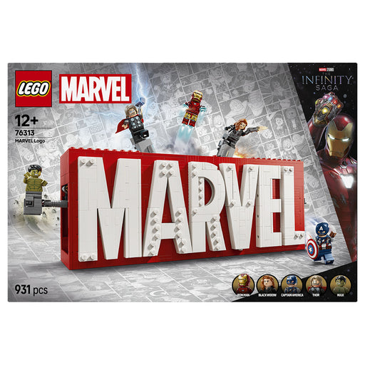 LEGO Marvel Logo & Minifigures Building Set