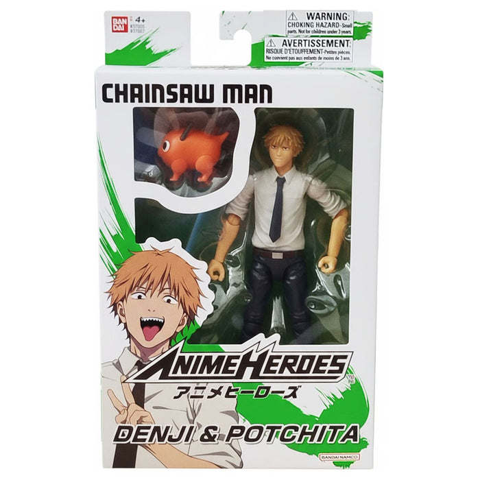 Anime Heroes Chainsaw Man Denji & Pochita Figure Set