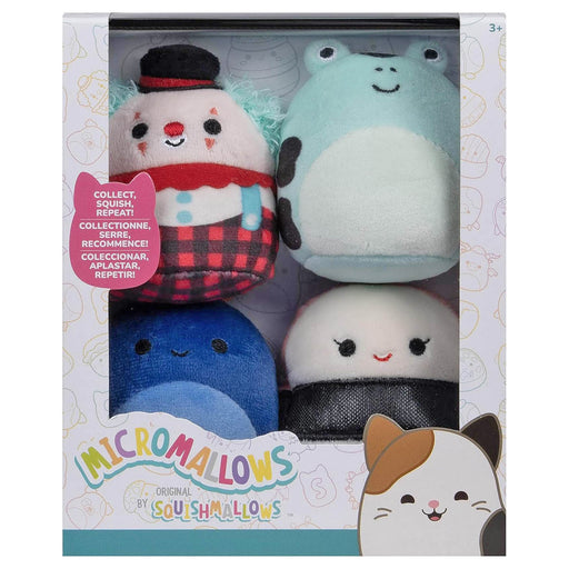 Squishmallows Micromallows Solenn, Preeti, Ukee, Dear (4 Pack)