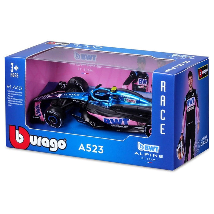 Bburago BWT Alpine F1 Team A523 2023 Pierre Gasly 1:43 Race Car