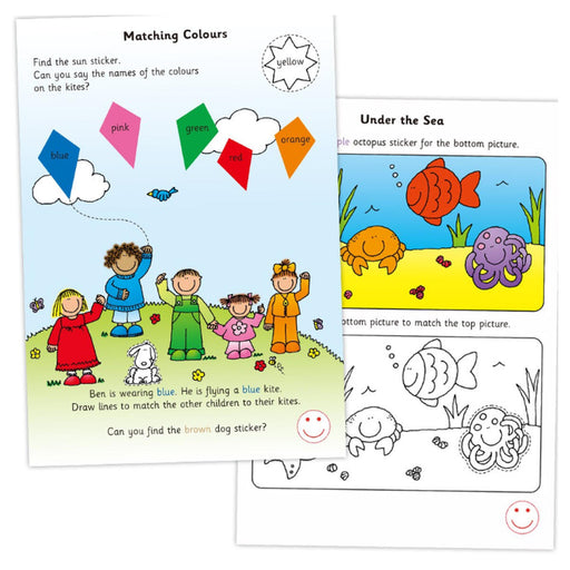 Colour, Shapes and Sizes Sticker Book