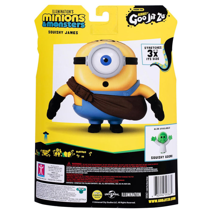 Minions & Monsters x Heroes of Goo Jit Zu Squishy James Stretch Figure