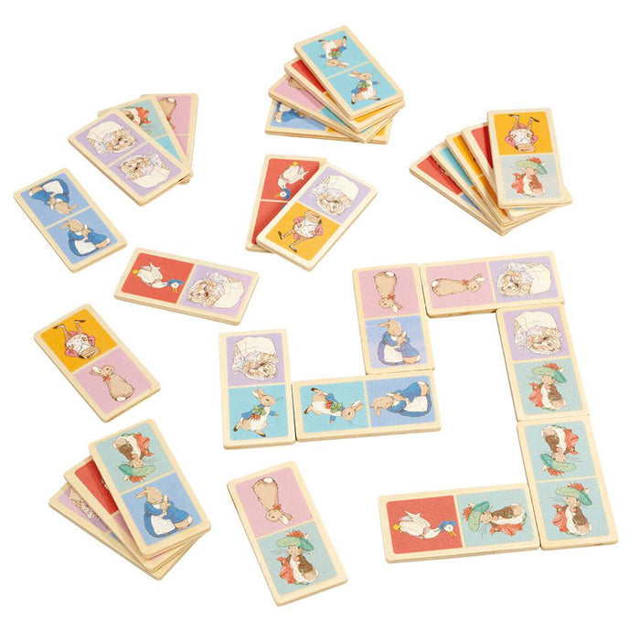 Peter Rabbit 28 Piece Wooden Dominoes Set