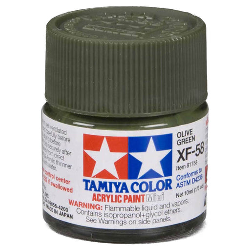 Tamiya Color Acrylic Paint Mini XF-58 Olive Green