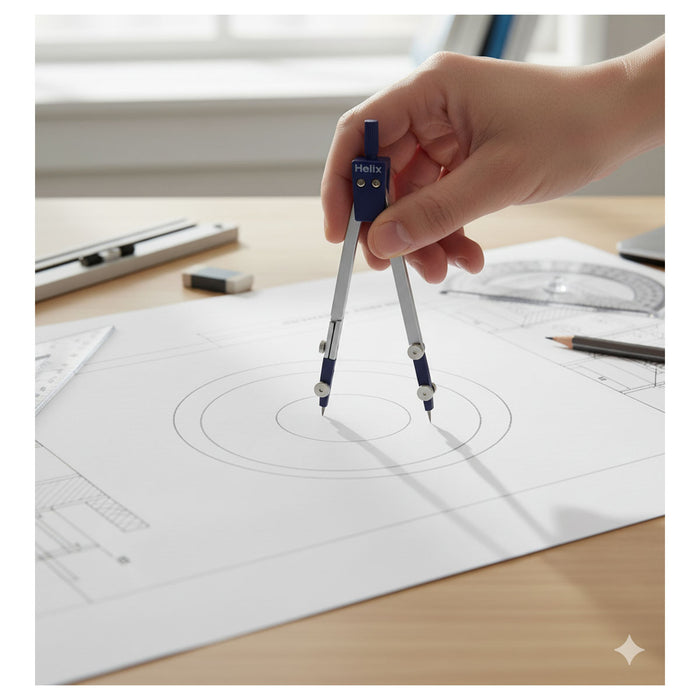 Helix Technical Metal Compass 5 1/4 - 13CM