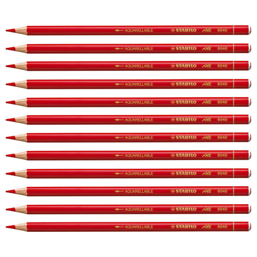 STABILO ALL Red Pencil (12 Pack)