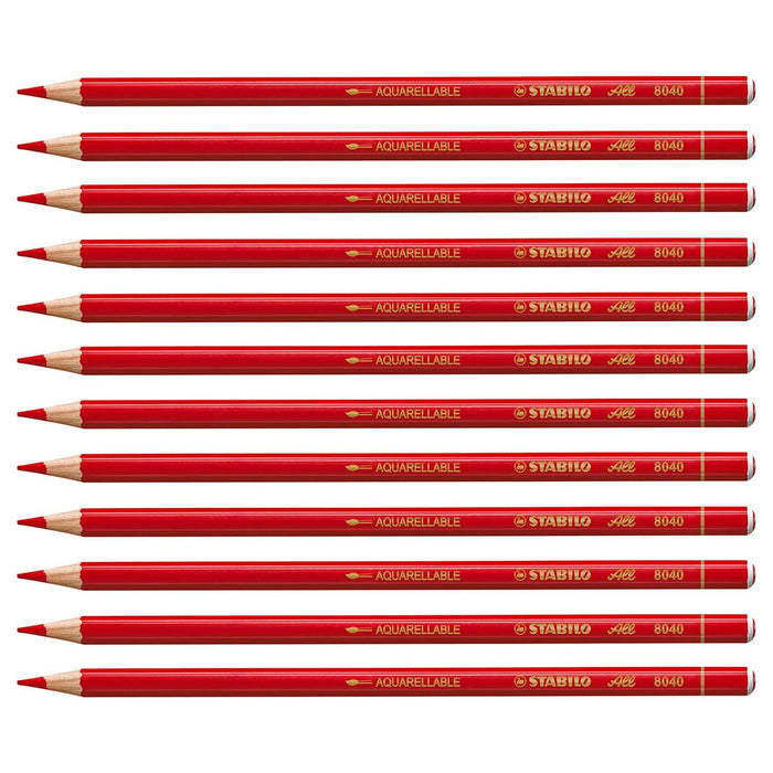 STABILO ALL Red Pencil (12 Pack)