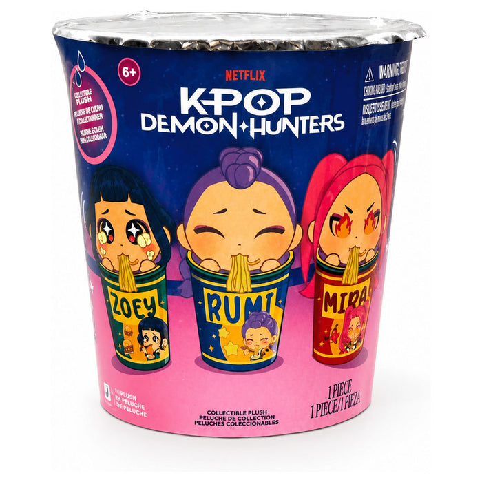 K-POP Demon Hunters Ramyeon Cup Collectible 4" Plush (styles vary)