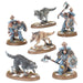 Warhammer 40,000 Space Wolves: Wolf Guard Headtakers Miniatures Set