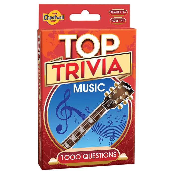 Top Trivia Music Card Game