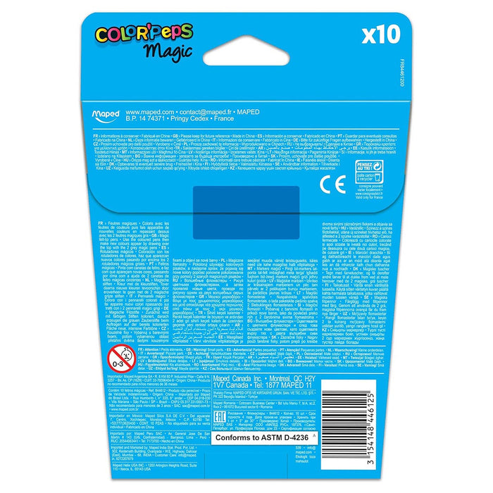 Maped Color'Peps Magic Felt-Tip Pens (10 Pack)