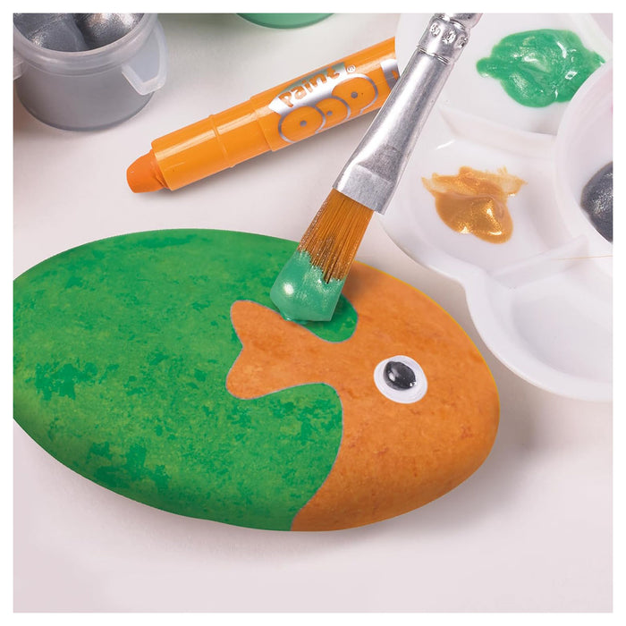 Paint Pop Glow-in-the Dark Pebble Painting Set