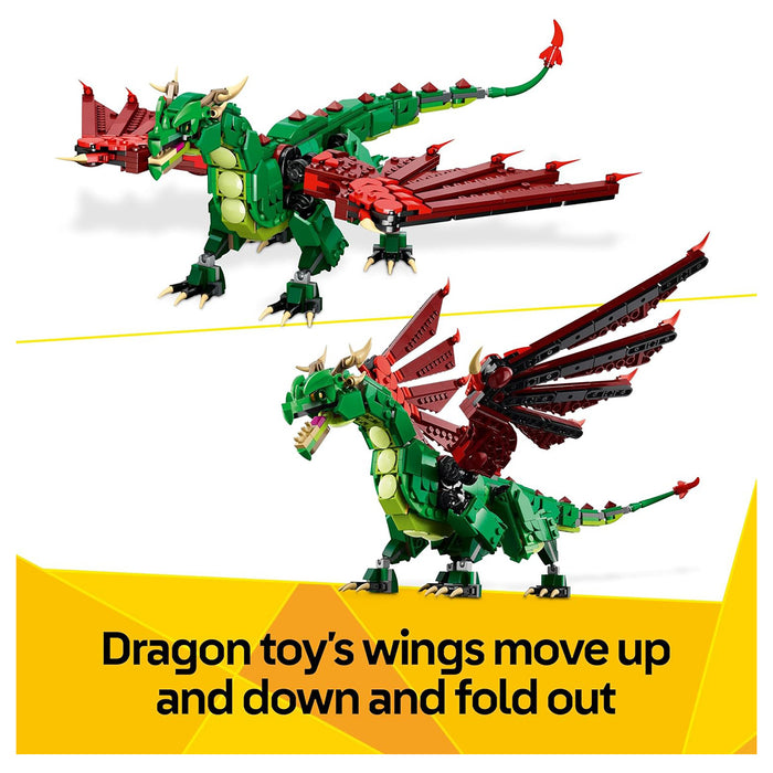 LEGO Creator 3 in 1 Medieval Dragon Building Set