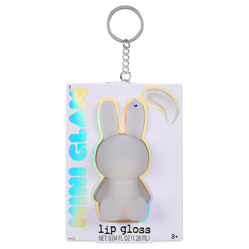 Mini Glam Bunny Lip Gloss See It Through Keychain