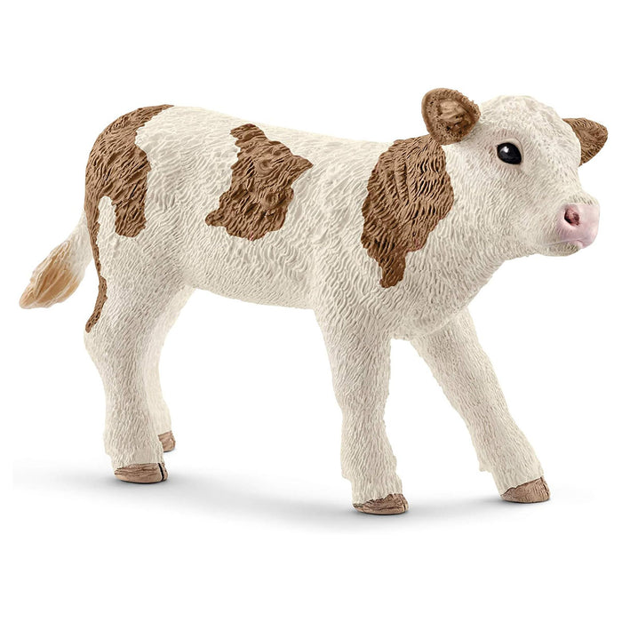 Schleich Simmental Calf Figure