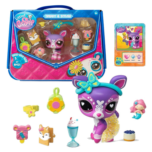 Littlest Pet Shop Trendy & Stylish Series 5 G7 #421 Deer Figure