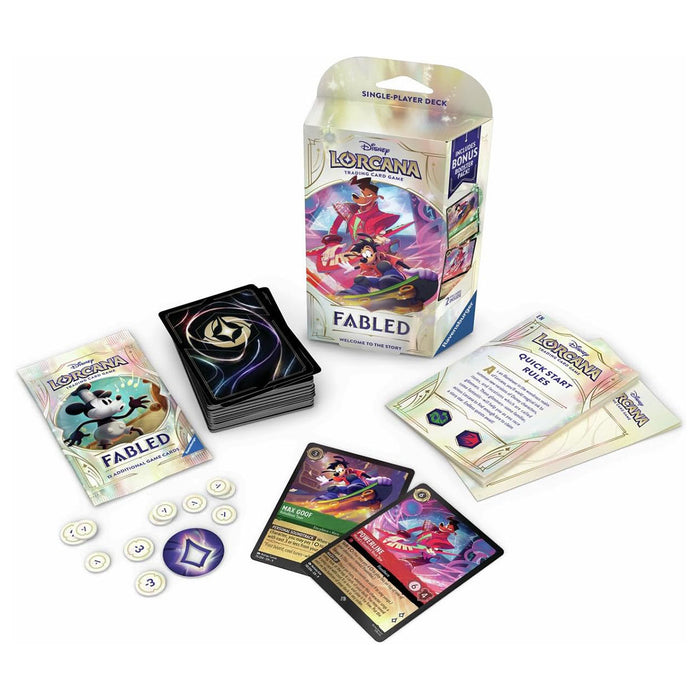 Disney Lorcana: Fabled Trading Card Game Single Player Deck A 