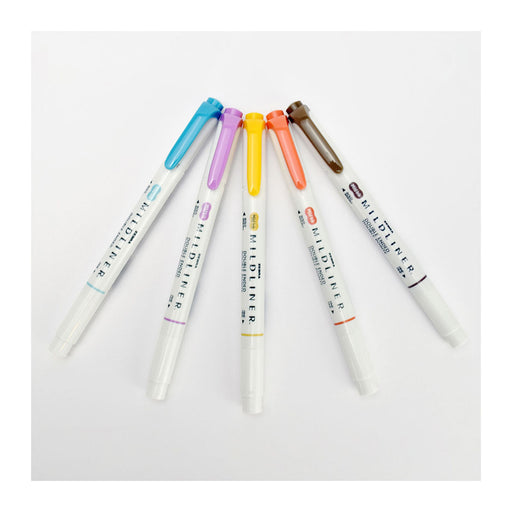 Zebra Mildliner 5 Pack Warm