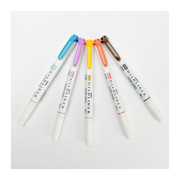 Zebra Mildliner 5 Pack Warm