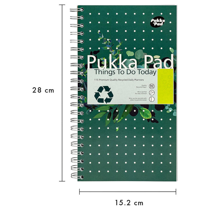 Pukka Pad Things To Do Today Recycled Daily Planner 