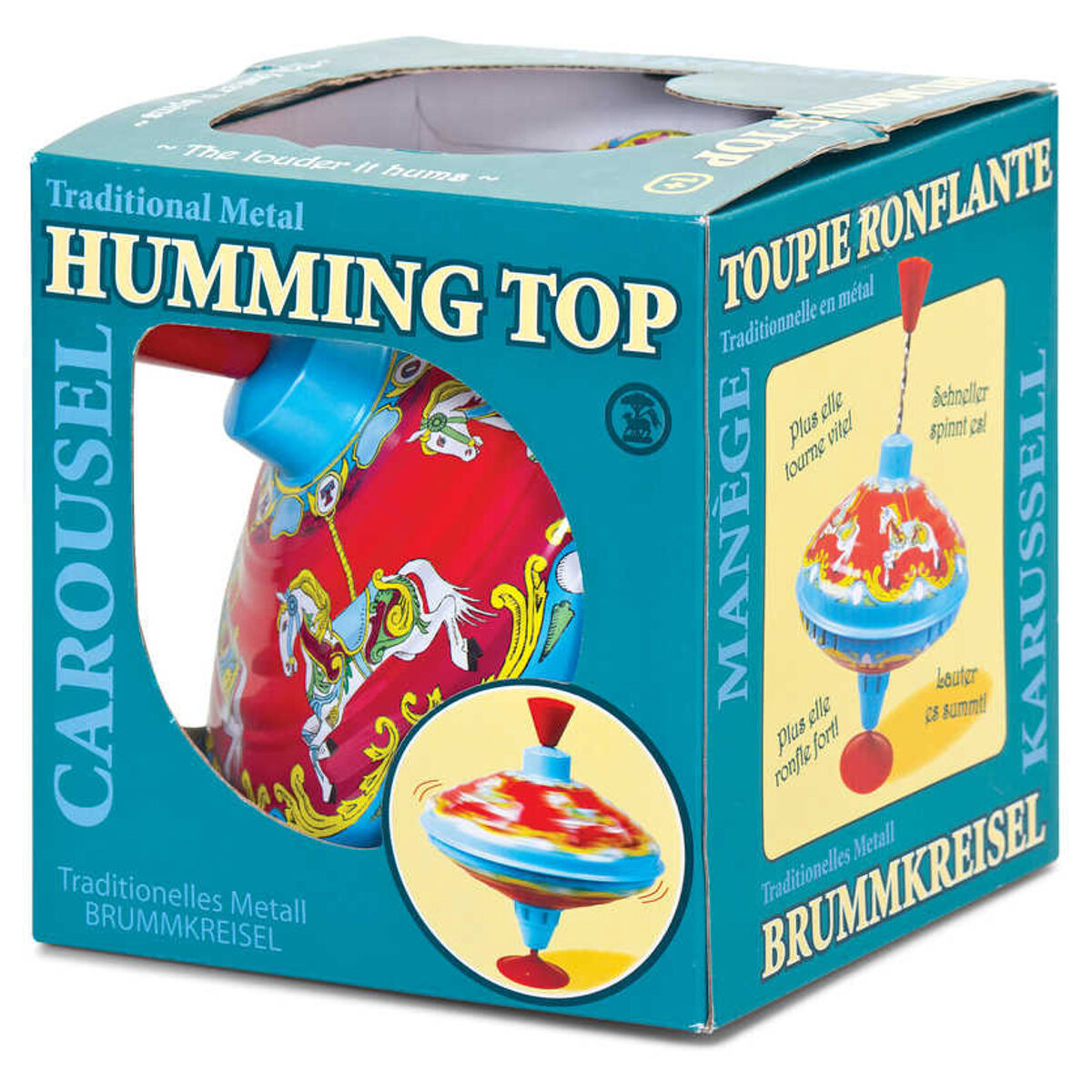 Tobar Carousel Metal Humming Top — Booghe