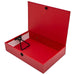Pukka Brights Foolscap Box File Red