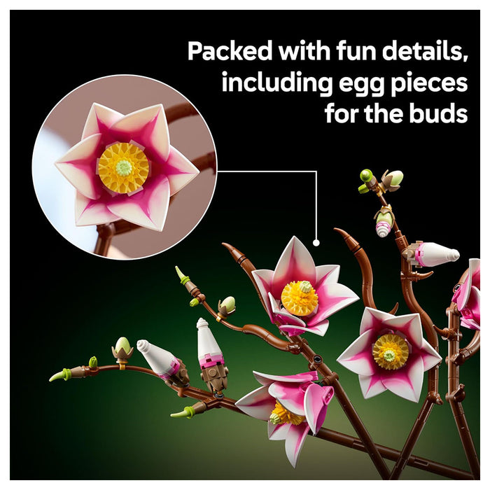 LEGO Botanicals Magnolia Branches Building Set