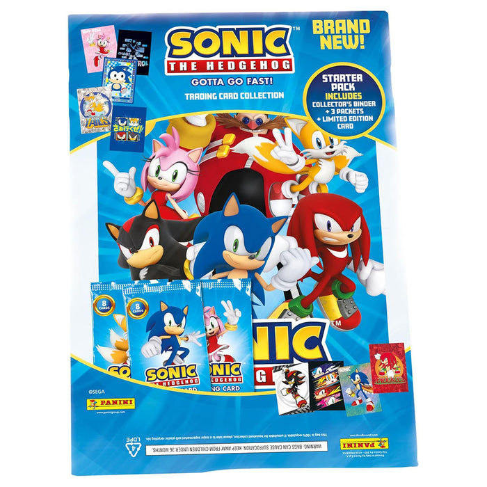 Panini Sonic the Hedgehog Trading Card Collection Starter Pack Booghe Panini Sonic the Hedgehog Trading Card Collection Starter Pack Booghe