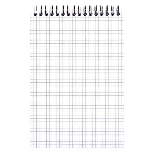 Rhodia A5 Orange Wirebound Spiral Pad Squared Ruled 80 Pages